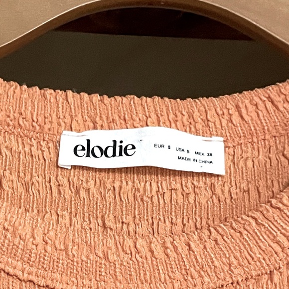 Elodie Textured Short Sleeve Mini Dress - Picture 6 of 9